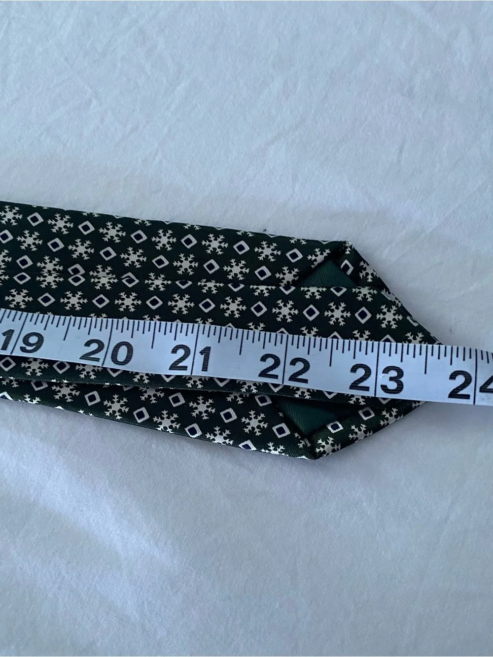 The Children's Place Boys 8-14 Neck Tie Holiday Green Polyester Winter 3x24”
